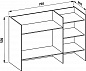Стелаж 75x26x53 см Laufen By Kartell 3.8933.1.085.000.1 | Цвет дымчато серый