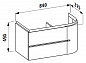 Тумба Laufen Palace 4.0150.2.075.463.1 белый матовый R