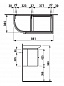 Тумба Laufen Palace 4.0153.2.075.463.1 белый матовый L